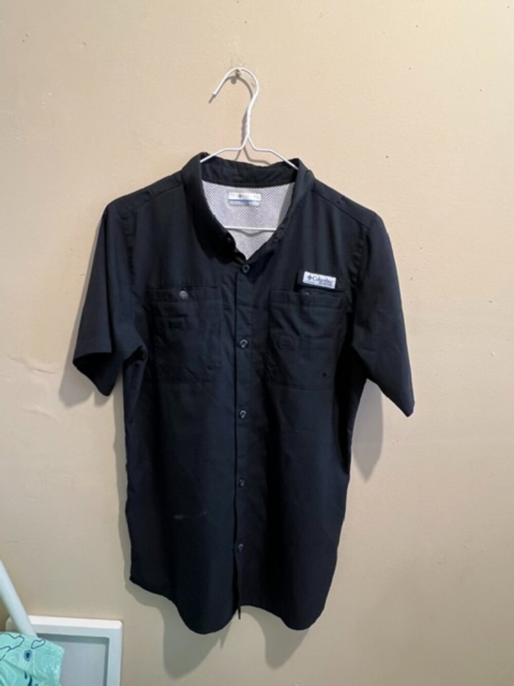 Boys Columbia Fishing style shirt, Black